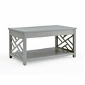 Kd Cama De Bebe 36 in. Coventry Wood Coffee Table Gray KD3855310